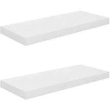 vidaXL Wandregal 60 x 23,5 x 3,8 cm Weiß