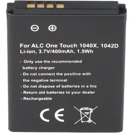 AccuCell Akku passend für den Alcatel CAB0400000C1 Akku One Touch 1040X, One Touch 1042D, OT 1040X, OT 1042D