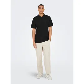 Only & Sons ONSBEN REG SS POLO SHIRT NOOS schwarz M