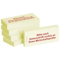 Bizstix BIZSTIX® Haftnotizen "Bitte nach Unterschrift zurück an Ihren
