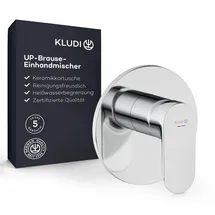 Kludi X1 Unterputz Duscharmatur Brause-Einhandmischer für 1 Verbraucher Chrom 88022