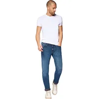 Mavi Herren Jeans Yves Skinny Fit Blau 0024331834 Tiefer Bund Knopfleiste W 27 L 30