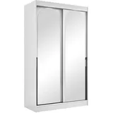 Mirjan24 Schiebetürenschrank Modin 120 x 0 x 0 cm Weiß/Schwarz