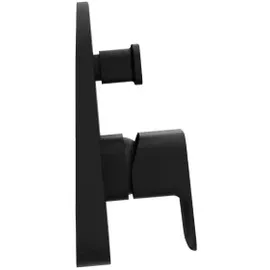 Ravak X070156 - Wannenarmatur Td F 061.20 Unterputz, mit Einbaukörper, Schwarz - Schwarz