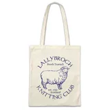Urban Backwoods Lallybroch Knitting Club Hipster Bag Beutel Stofftasche Einkaufstasche - Einheitsgröße