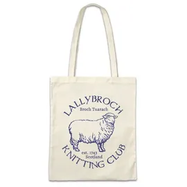 Urban Backwoods Lallybroch Knitting Club Hipster Bag Beutel Stofftasche Einkaufstasche - Einheitsgröße
