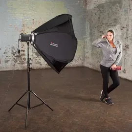 Manfrotto LL LS2720P Ezybox II Octa (Medium) 80 cm schwarz