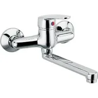 FERRO Smile Wand-Waschtischarmatur, Chrom