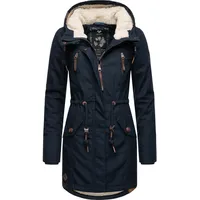 Ragwear Parka Elsie blau / navy / weiß XXXL
