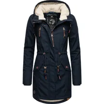 Ragwear Parka Elsie blau / navy / weiß XXXL