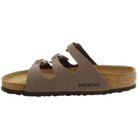 Birkenstock Florida Modische Sandale, weiches Fußbett, Birko-Flor, Nubukleder, Braun - mokka - Größe: 42 EU - 42 EU