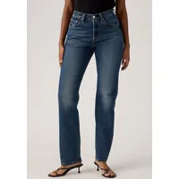 Levi's Stretch-Jeans "LV Jeans 501 CURVE BLACKS", Damen, Gr. 30, Länge 32, cold summer, Denim/Jeans, Obermaterial: 99% Baumwolle, 1% Elasthan, bequem lang, Jeans, mit gerader Beinform