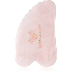Crystallove Rose Quartz 3D Gua Sha Massage Hilfsmittel 1 St.