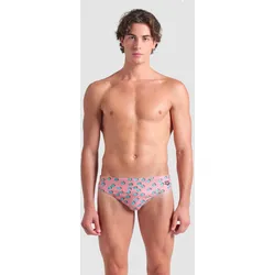 Badehose Slip Herren arena Dices - Pink Multi - 3