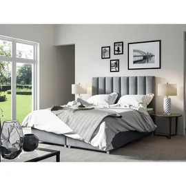 Best For Home Boxspringbett mit Bettkasten Trinity K-10 Bonellfederkern inkl. Topper, mit Lieferung, Aufbau & Entsorgung 140x200-Beige | beige Textil, Höhe ca. 18 cm, Rechteckig, 140x200 cm, Schlafzimmer, Betten, Boxspringbetten