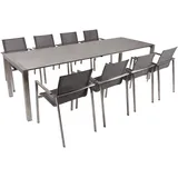 Garden Pleasure Gartenmöbel-Set 04 Sienna 9-teilig