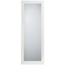 Wandspiegel Ganzkörperspiegel Holzspiegel antik weiß Flurspiegel H 150 cm