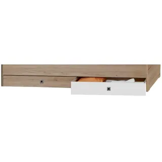Mid.you Bettkasten Wimex Cariba, Weiß, Eiche, Holzwerkstoff, 100x16x60 cm, Kinder- & Jugendzimmer, Kindermöbel, Kinderbetten, Kinderbettzubehör