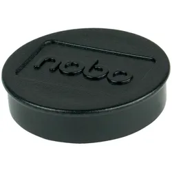 Nobo Magnet rund 38mm extra stark VE=10 Stück schwarz