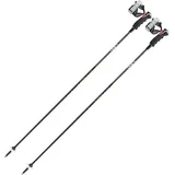 Leki Carbon 12 3D Skistöcke, Black-Anthracite-Neonyellow, 115cm