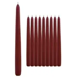 Ebersbacher Kerzenfabrik Spitzkerzen 22 x 240 mm 10 St. burgund