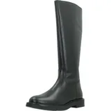 GEOX Stiefel SERILDA, Glattleder, Schwarz, Damen - Schwarz - 40