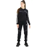 adidas Women's Boldblock Track Suit Trainingsanzug, Black/White, XL