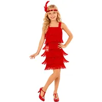 Fun Shack Charleston Kleid Kinder, 20er Jahre Kostüm Mädchen, Perfekt für Fasching und Karneval, XL