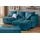 Home Affaire »Italia L-Form«, mit Bettfunktion, mit Federkern
