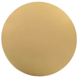 vidaXL 2 Stück Stretch-Tischdecken Golden 80 cm