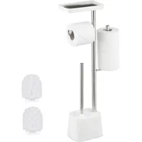 Relaxdays WC Garnitur, HBT: 65,5 x 29 x 11