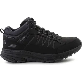 SKECHERS Go Run Trail Altitude 2.0 Cold Creek Waterproof Wanderstiefel, Black Leather/Charcoal Trim, 36 EU