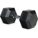Trexo Hexagon Hanteln 20 kg Kurzhantel schwarz