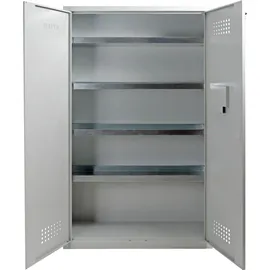 Stier Umweltschrank mit 4 verzinkten Wannenböden 1950x1200x420 mm