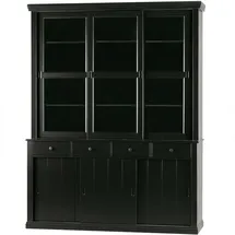 Woood Buffetschrank Lagos H 213 x B 163 cm schwarz