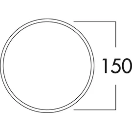 Naber E-Klima A/Z 150 Ab- und Zuluft-Mauerkasten