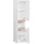Saphir Quickset Badschrank 30 x 141 x 33 cm Weiß