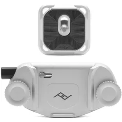 PEAK DESIGN Capture Kamera Clip V3 mit Standardplatte silber (Angebot)