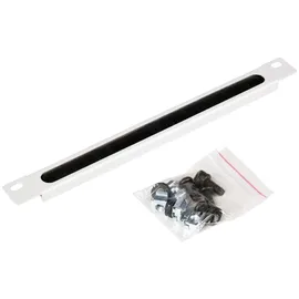 Roline 10-Zoll Kabelzuführung, mit Bürstenleiste 0.5HE grau