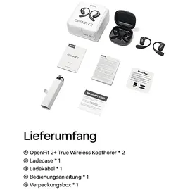 Shokz OpenFit 2+ Schwarz