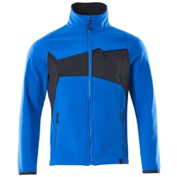 Softshelljacke "ACCELERATE" - L - azurblau/schwarzblau