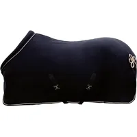 HKM Rosegold Glamour Style Abschwitzdecke, Dunkelblau/Rosegold, 145