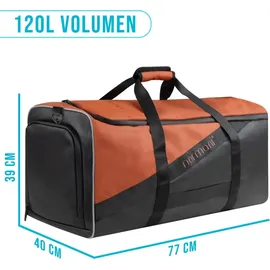 Normani Sport- und Reisetasche 120 l Orange