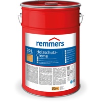Remmers Holzschutz-Creme 3in1 pinie/lärche, 20 Liter, tropffreie Holzlasur für aussen, 3facher Holzschutz mit Imprägnierung + Grundierung + Lasur