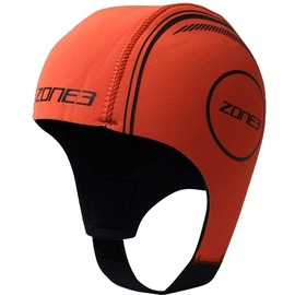 ZONE3 Zone 3 Badekappe Triathlon Neopren, Orange, S