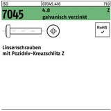 Reyher Flachkopfschraube ISO 7045 PZ M6x30-Z 4.8 galv.verz. 500St.