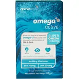 Revive Active Omega 3 Supplement - Omega 3 Fischöl mit EPA und DHA, kein fischiger Nachgeschmack - essentielle Fettsäuren, unterstützt Gehirn, Sehkraft & Herz - 60 Kapseln