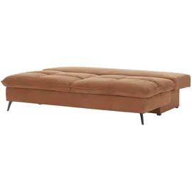 bobb Schlafsofa Alessia de Luxe ¦ kupfer ¦ Maße (cm): B: 207 H: 95 T: 110.0