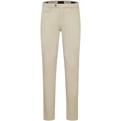 Chinohose BUGATTI, Herren, Gr. 34, Länge 34, beige, 86% Baumwolle, 11% Polyester, 3% Elasthan, unifarben, casual, normal, Hosen, mit Elasthananteil