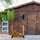 Relaxdays Holzstapelhilfe 16 x 34 x 10 cm schwarz 2er Set